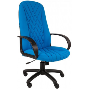 Русские кресла Кресло руководителя РК-187 ткань S голубая