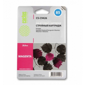 Картридж Cactus CS-C9426 пурпурный, 29 мл совместимый HP DesignJet 30, 90, 130