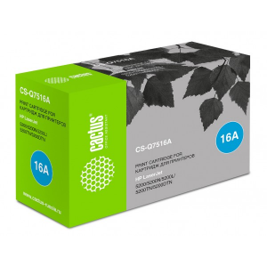Картридж CACTUS CS-Q7516A совместимый HP LaserJet 5200, 5200N, 5200L, 5200TN, 5200DTN, Canon LBP 3500