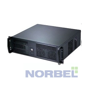 Корпус серверный 3U Procase EM338-B-0 Rack server case, без блока питания, глубина 380мм, MB 12x9.6