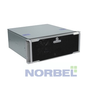 Корпус серверный 4U Procase EM443D-B-0 Rack server case, дверца, без блока питания, глубина 430мм, MB 12x9.6