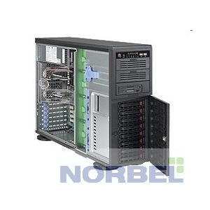 Корпус серверный 4U Supermicro CSE-743TQ-865B (8x3.5 HS bays, 4xSAS/SATA port, 2x5.25 1x 3.5 ext, 12x13 E-ATX, 7xFH