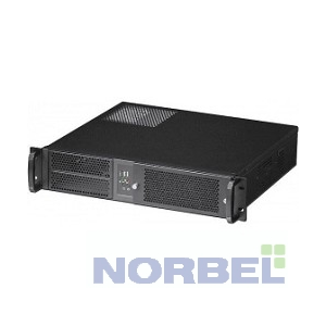 Корпус серверный 2U Procase EM238F-B-0 Rack server case, съемный фильтр, без блока питания, глубина 380мм, MB 9.6x9.6