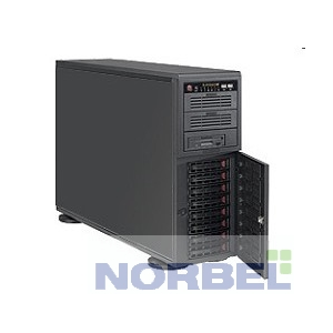 Корпус серверный 4U Supermicro CSE-743TQ-865B-SQ (8x3.5 HS bays, 4xSAS/SATA, 2x5.25 1x3.5 ext, 12x13 E-ATX, 7xFH, 865W