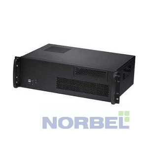 Корпус серверный 3U Procase UM330-B-0 rear/front-access server case, без блока питания, глубина 300мм, MB 12x9.6