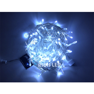 Rich LED Гирлянда-нить 10 м, 24В, флеш, Белый, прозрачка RL-S10CF-24V-T/W