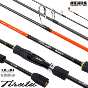 Спиннинг штекерный угольный Akara SL1002 Tirata TX-30
