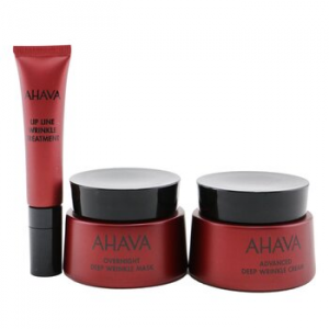 Ahava The Power of Love Apple Of My Eye Набор: Крем против Глубоких Морщин 50мл + Маска против Глубоких Морщин 50мл + Средство для Губ 15мл + Сумка 3pcs+1bag