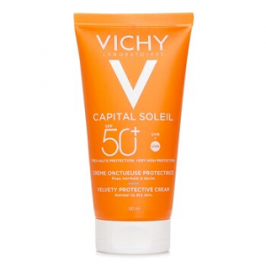 Vichy Capital Soleil Совершенствующий Бархатистый Крем SPF 50 - Водостойкий (для Нормальной и Сухой Чувствительной Кожи) 50ml/1.69oz