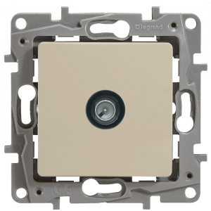 Механизм TV розетки Legrand Etika 672365 оконечный 5 Дб