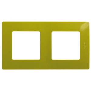 Рамка двухместная Legrand Etika 672542