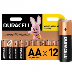 Батарея Duracell AA Basic, MN1500 K2 (блистер )