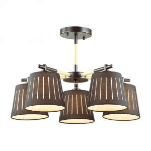 Люстра потолочная Odeon Light Nicola 4110/5 черная E27 5х40W
