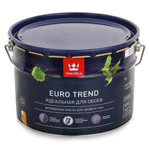 Краска для обоев и стен Tikkurila Euro Trend основа А
