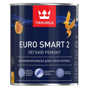 Краска интерьерная Tikkurila Euro Smart-2 база VVA глубокоматовая