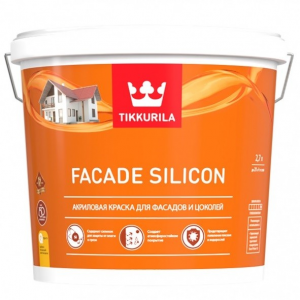 Краска фасадная Tikkurila Facade Silicon база С глубокоматовая