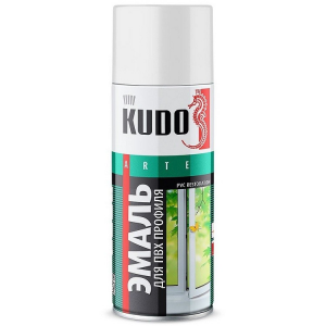 Эмаль аэрозольная для профиля Kudo KU-6101 белая