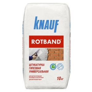 Knauf Ротбанд, 10 кг, Штукатурка гипсовая универсальная