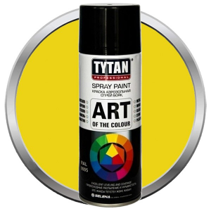 Краска акриловая Tytan Professional Art of the colour аэрозольная желтая