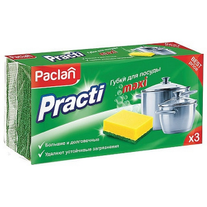 Губка для посуды Paclan Practi Maxi
