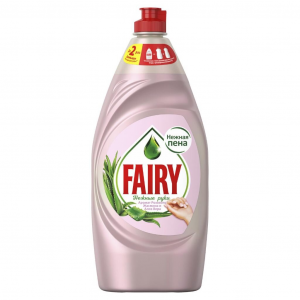 Средство для мытья посуды Fairy "Нежные руки. Розовый Жасмин и Алоэ Вера"