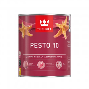 Эмаль без резкого запаха Tikkurila Pesto 10 база