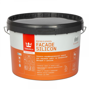 Краска Tikkurila Facade Silicon фасадная база VVA 9л