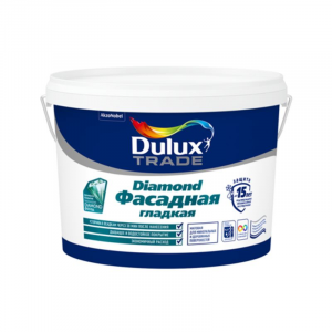 Краска Dulux Trade Diamond фасадная база BC гладкая