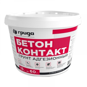 Грунт адгезионный БетонКонтакт ЭКО Грида 15 кг морозостойкая