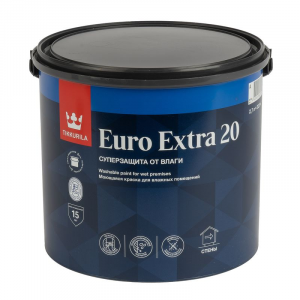 Краска Tikkurila Euro Extra 20 для кухни и ванной комнаты