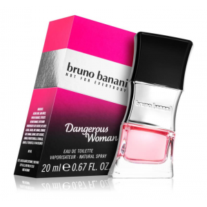  Bruno Banani Dangerous Woman - Туалетная вода 20 мл с доставкой – оригинальный парфюм Бруно Банани Денжерос Вумен