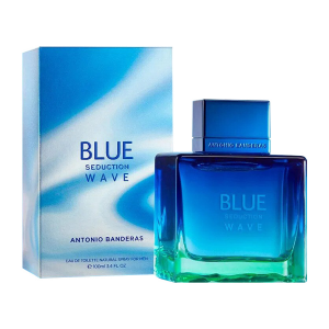  Antonio Banderas Blue Seduction Wave For Men - Туалетная вода 100 мл с доставкой – оригинальный парфюм Антонио Бандерос Блу Седакшн Вейв Фо Мен