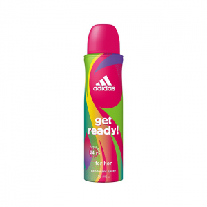  Adidas Get Ready for Her - Дезодорант-спрей 150 мл с доставкой – оригинальный парфюм Адидас Гет Реди Фор Хе