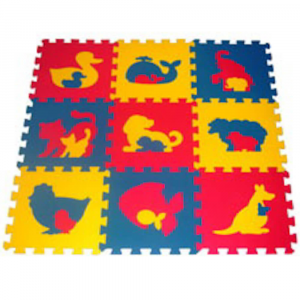 Детский коврик Eco-Cover Мягкий пол Животные