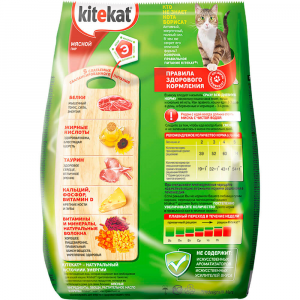 Корм для кошек Kitekat 800г мясной пир