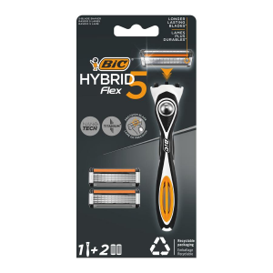 Станок Bic Flex 5 Hybrid с 2 кассетами BiC