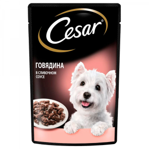 Корм для собак Cesar говядина в сливочном соусе