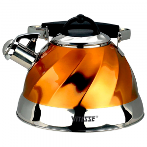Чайник со свистком 3 л Vitesse Thelma (VS-1119 Золотой)