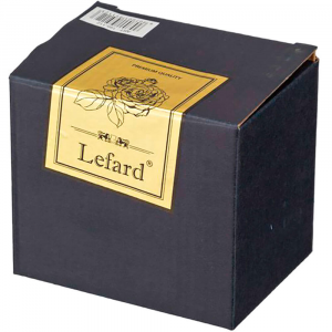 Икорница 11*7 см лефард Lefard муза кристал с ложкой 195-112