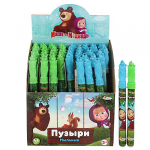 Играем вместе Мыльные пузыри "Маша и медведь"