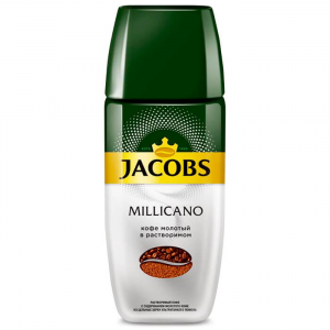 Кофе молотый в растворимом Jacobs Millicano Якобс