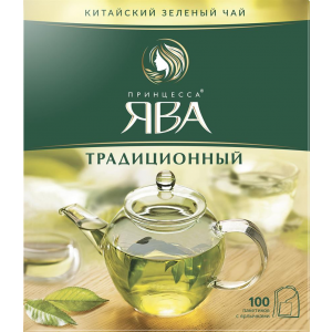 Зеленый чай в пакетиках Принцесса Ява Традиционный
