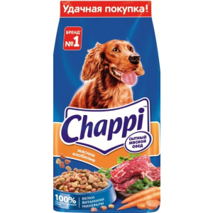 Сухой корм Chappi для собак мясное изобилие