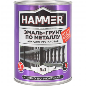 Грунт-эмаль по металлу HAMMER