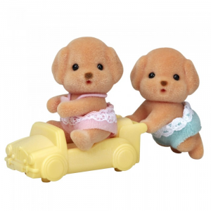 Игровой набор Sylvanian Families Той Пудели-двойняшки