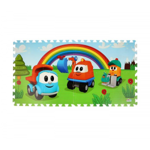 Игровой коврик Играем вместе пазл Грузовичок Лёва (8 сегментов)