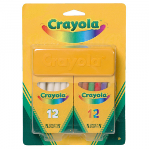 Crayola Набор белых и цветных мелков