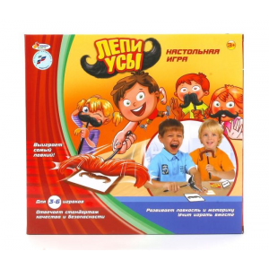 Играем вместе Настольная игра Лепи усы