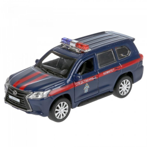 Технопарк Машина металлическая, инерционная "Lexus LX-570. Полиция", 12 см