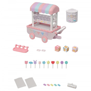 Игровой набор Sylvanian Families Тележка с конфетами